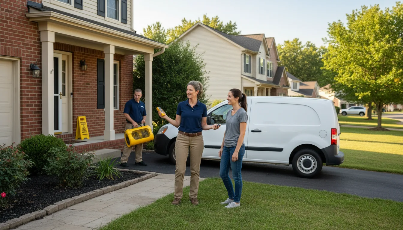 Residential water damage restoration in Mill City, OR
